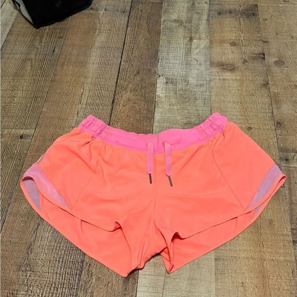 Lululemon Hotty Hot Short Grapefruit Coral Pink